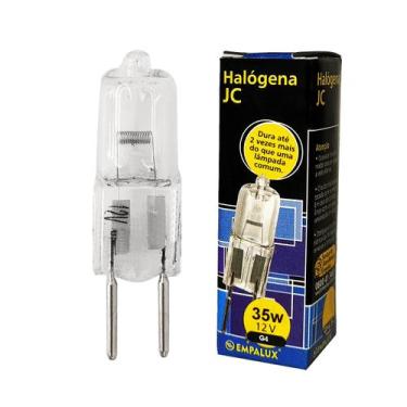 Imagem de Lâmpada Halopin Capsula Halógena Jc 35w G4 12V Baixa Tensão - EMPALUX