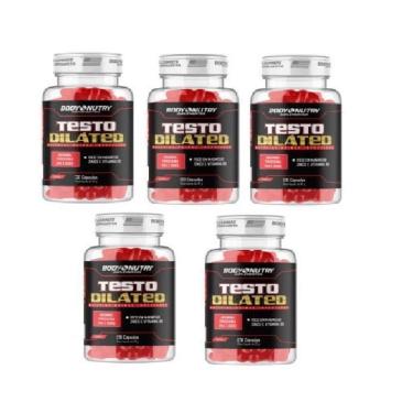 Imagem de Kit 5x Dilated 120 cápsulas com Boro, Arginina + Vitaminas e Minerais-Unissex