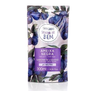 Imagem de Sachê Sabonete Líquido Sentir-se Bem Ameixa Negra 300ml Vini Lady-Unissex