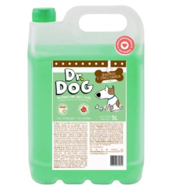 Imagem de Shampoo para Cachorro, Gato, Filhotes, Hipoalerg�nico, N�o arde os Olhos, 5litros, Alto rendimento, Perfume Suave Petshop, Pele sens�vel, Banho Seguro (Shampoo e Condicionador 5 em 1)