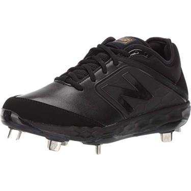 Imagem de New Balance Tênis de beisebol masculino 3000 V4 Metal, Preto/preto, 7.5