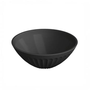 Imagem de Bowl Multiuso Plástica, Livre de BPA, Design Moderno, Pote P/Saladas Frutas Comida, Tigela, Utensílio de Cozinha, Resistente, Prático (Preto, 1 L)