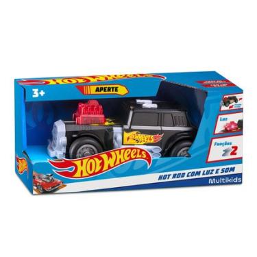 Imagem de Carros Hot Wheels Hot Rod Preto com Luz e Som Multikids - BR1823OUT [Remanufaturado] BR1823OUT