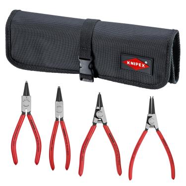 Imagem de KNIPEX - 9K 00 19 53 US Tools - Conjunto de 4 peças de clipes de anel em bolsa reta (9K001953US)