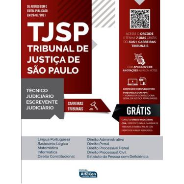 Imagem de Livro - Escrevente e Técnico Judiciário - TJ SP - Tribunal de Justiça 