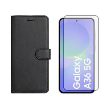Imagem de Capa Carteira + Pelicula Vidro Compativel Para Samsung A36 - Db