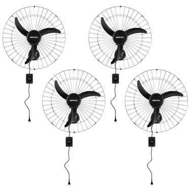 Imagem de Kit 4 Peças Ventilador De Parede Bivolt 60 cm New Premium Profissional Ventisol