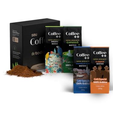 Imagem de Kit 4 Pacotes Café Especial Torrado e Moído Coffee Mais Clássico, Caparaó, Chapada e Arara