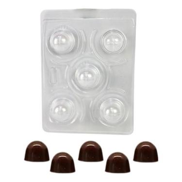 Imagem de Forma 3 Partes Com Silicone Para Bombom Bombons 20g Molde - Genérica