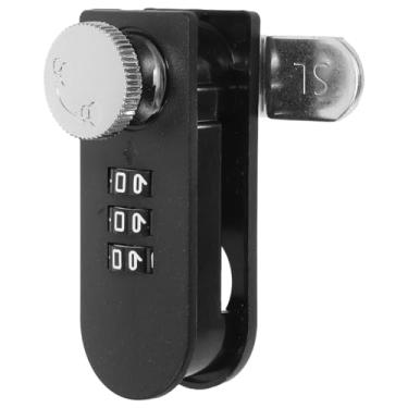 Imagem de DOITOOL Fechadura sem chave para caixa de correio, cadeado de combinação, preto, 50,8 cm