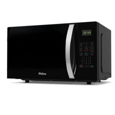 Imagem de Microondas Philco PMO30P Limpa Fácil 28L, Preto, 110V