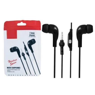 Imagem de Fone Com Microfone Intra-auricular - P2 Fn-031 Preto