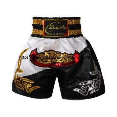 Imagem de Shorts De Boxe Muay Thai De Cetim Para Homens, Mulheres E Crianças, Co
