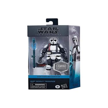 Imagem de Boneco de ação Hasbro Star Wars The Black Series Riot Scout Trooper 15cm