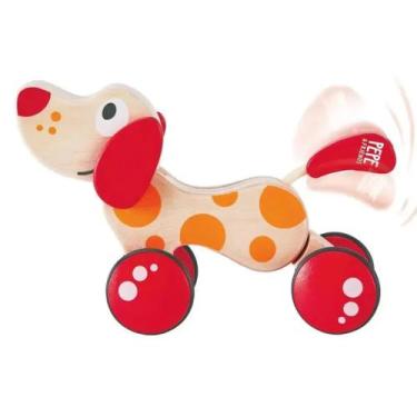 Imagem de Brinquedo de puxar de Madeira - Pepe, o Cachorro de Passeio - Hape Xal