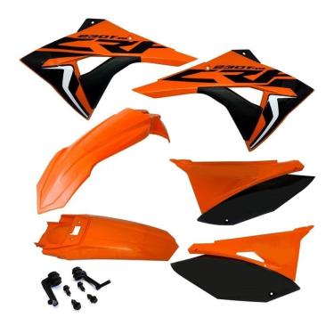 Imagem de Kit Plástico Crf 230 Biker Elite Com Adesivos El1te