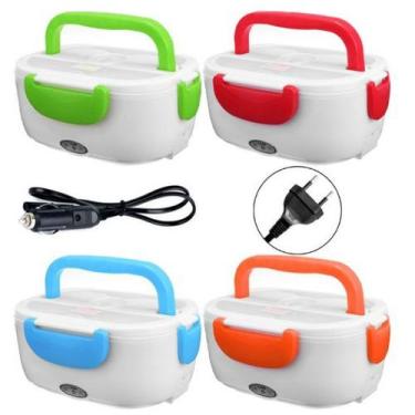 Imagem de Marmita Elétrica Carro Taxi Uber Fabrica 110/220v E 12v - MARMITA CARR