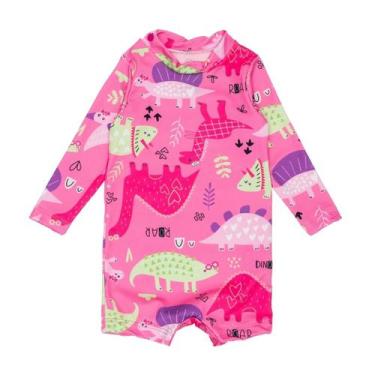 Imagem de Macaquinho Bebê Infantil Praia Com Proteção Solar Uv 50 - Jagar, Dina 