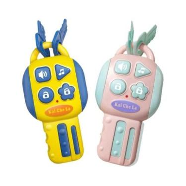 Imagem de Brinquedo De Volante Elétrico Infantil Com Luz E Som, Carro Educaciona