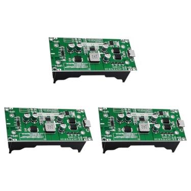 Imagem de Módulo de carregamento de bateria UPS de alta potência tipo C 15W 3A para bateria de lítio 18650, fonte de alimentação UPS/conversor 5V 9V 12V DC-DC Step Up Booster placa de carregamento rápido para