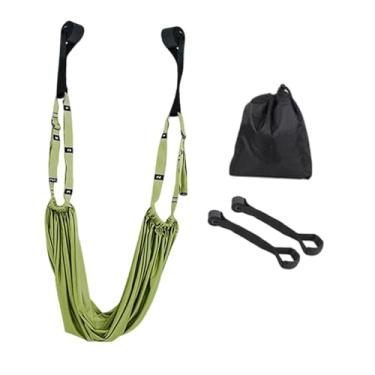 Imagem de Generic Faixa de alongamento de perna, equipamento de alongamento para treino de flexibilidade, faixa de assistência para ioga, fitness, pilates e líderes de, Verde