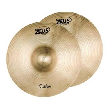 Imagem de Prato Para Bateria Zeus Custom Chimbal Zchh13 Bronze B20