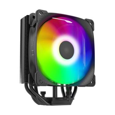 Imagem de Air Cooler Geometric Future Tiger Prawn ARGB Preto 4 Heatpipes Fan 120mm 2000RPM 1DPWBK0400020