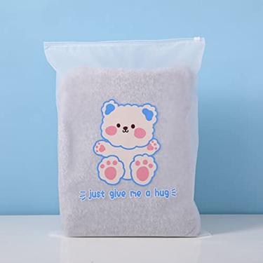 Imagem de HEEPDD Sacos Plásticos de Vedação Automática, Bolsa de Armazenamento de Deslocamento de Roupas de Roupas de Foca de de Focas de Bagagem de Bagagem de para Embalagens T Sapatos de íntimas Nan Nan