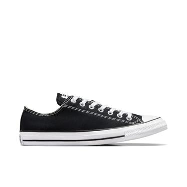 Imagem de Converse Tênis feminino Chuck Taylor All Star de couro cano baixo, Preto, 7