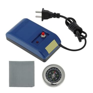 Imagem de VOCOSTE Ferramenta desmagnetizadora de relógio, desmagnetizador profissional para reparo de relógios mecânicos, remove magnetismo para kits de relojoeiros e uso doméstico, desmagnetizador com bússola