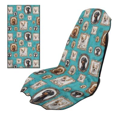 Imagem de Horeset Porta-retrato almofada de assento de carro absorvente para cães após o treino, atividades esportivas ao ar livre, portátil e fácil de armazenar, universal, antiderrapante, removível
