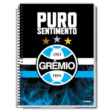 Imagem de Caderno Universitário Capa Dura Espiral 10 Matérias 160 Folhas Gremio - Cert. FSC