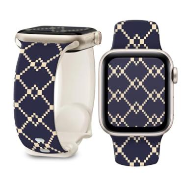 Imagem de Pulseira de relógio compatível com Apple Watch séries SE11, 10, 9, 8, 7, 6, 5, 4, 3, 2 e 1, Utral de 38 mm, 40 mm, 41 mm e 42 mm (Mark Spider Line)