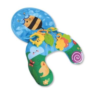 Imagem de Almofadinha Conforto Bebê Interativo com Mordedores Abelha - Zoop Toys