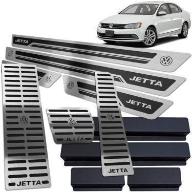 Imagem de Descanso Pedaleira Auto. Soleira Jetta 2011 a 2018  Preto AR
