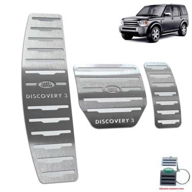 Imagem de Pedaleira + Descanso Land Rover Discovery 3 Automático 2005 Até 2009 Aço Inox