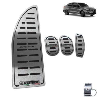 Imagem de Descanso Pedaleira Manual Fiat Cronos S- Design Preto