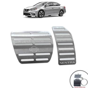 Imagem de Pedaleira Automático Nissan Sentra 2017 A 2020 Prata