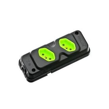 Imagem de Tomada Em Barra Robust 2 Saídas 20A Tripolar P/ Extensão 2p + T Fiolux