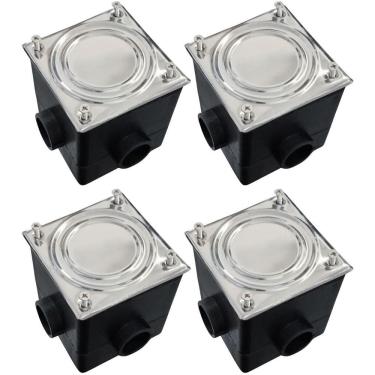 Imagem de 4 Caixa De Passagem Para Piscina Pooltec Com Prolongador