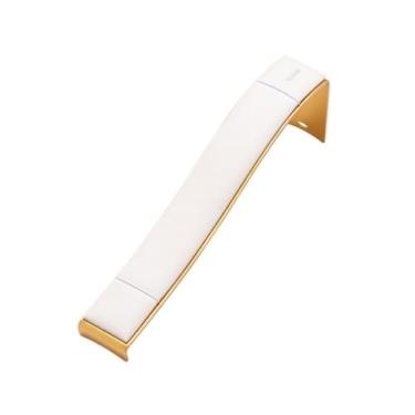 Imagem de Torres de joias Metal microfibra pulseira relógio expositor jóias adereços janela contador armazenamento ornamentos(Branco)