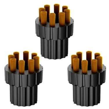 Imagem de Conjunto de escovas de cobre para limpeza a vapor, 3 peças, compatível com YCZQ-110
