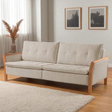 Imagem de Sofá Fixo Matteo 4 Lugares Luxo 2,40m Castellar Móbile