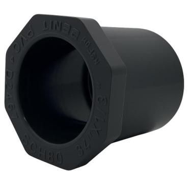 Imagem de Bucha de Redução Soldável PVC-U PN16 1 1/2"  3/4" SCH80 - Aqua Plastic