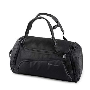 Imagem de Gshield Mala de Viagem 40 Litros e Bolsa de Academia Fitness Mochila Running Resistente à Água, Preta