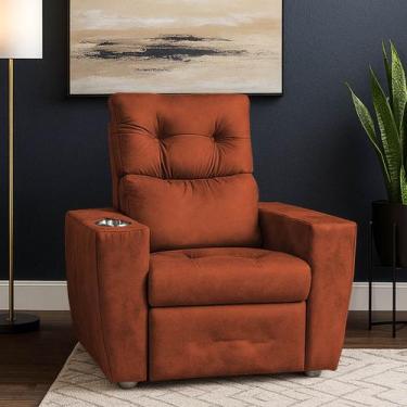 Imagem de Poltrona Idoso Reclinável 3 Posições Magazine - BL Decor, TerraCota