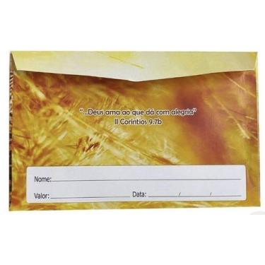 Imagem de 200 Envelope Oferta Colorido - 10x17 cm - Santinhos do Brasil