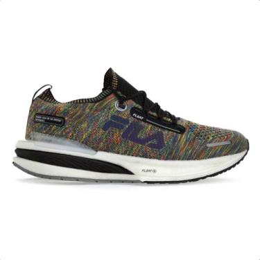 Imagem de Tênis Fila Float Elite Multicolor - Masculino, 39, Preto