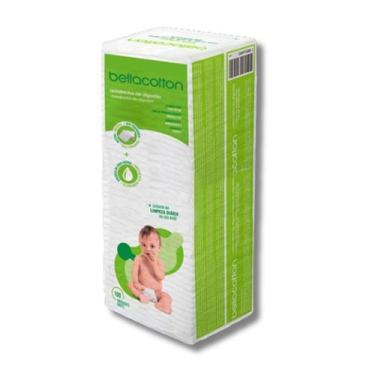 Imagem de Algodão Quadrado Hipoalergênico Baby Bellacotton 100 Unidade