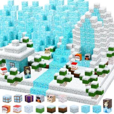 Imagem de Blocos magnéticos TOY Life Mine Magnet 154 unidades para crianças de 3